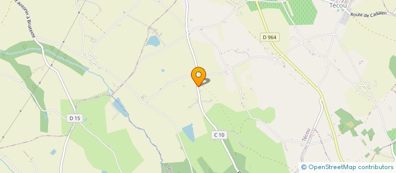 localisation de l'entreprise MADAME SARA KOZIARZ  TECOU