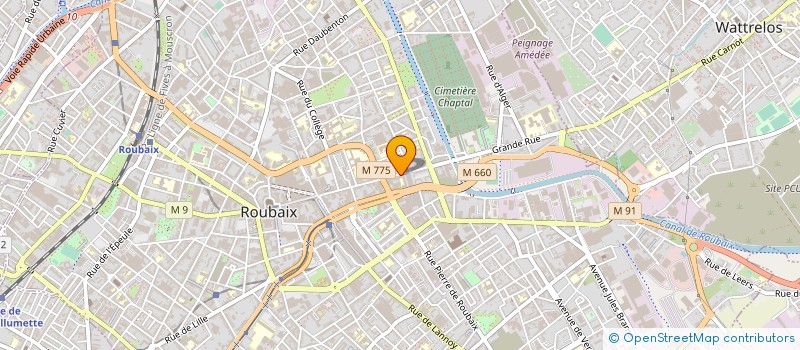 localisation de l'entreprise MADAME SARA LADJ MERABET  TOURCOING