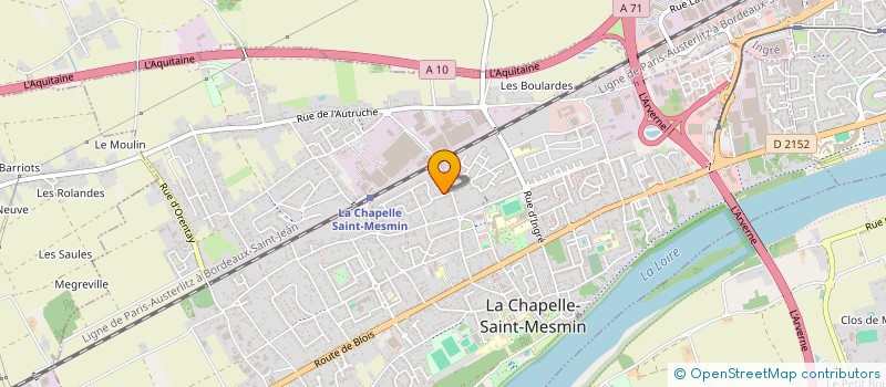 localisation de l'entreprise MADAME SARA LAGES CORREIA à LA CHAPELLE-SAINT-MESMIN