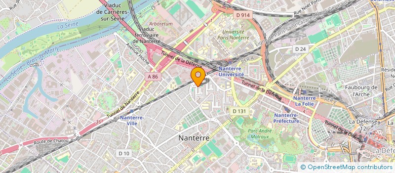 localisation de l'entreprise MADAME SARA LEMERCIER  NANTERRE