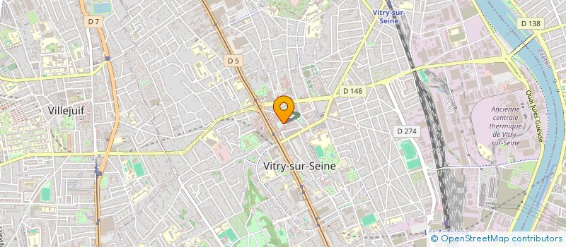 localisation de l'entreprise MADAME SARA LIOULT à VITRY-SUR-SEINE