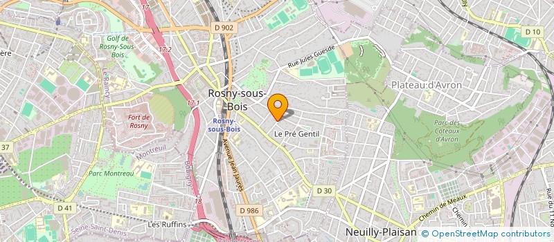 localisation de l'entreprise MADAME SARA-LISA BOUKHRIS à ROSNY-SOUS-BOIS
