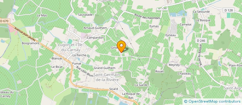 localisation de l'entreprise MADAME SARA LIVOLSI  LUGON-ET-L'ILE-DU-CARNAY