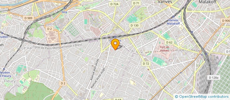 localisation de l'entreprise MADAME SARA LONGO à CLAMART