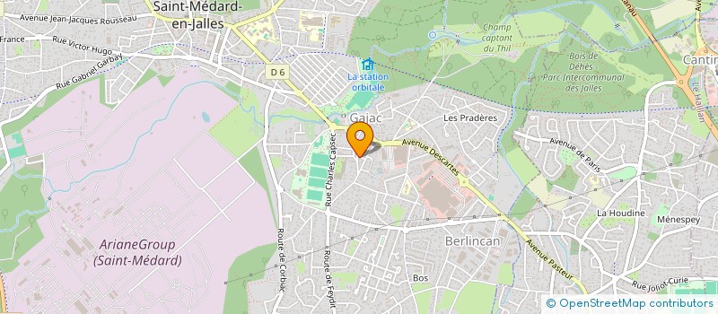 localisation de l'entreprise MADAME SARA LORMAN  SAINT-MEDARD-EN-JALLES