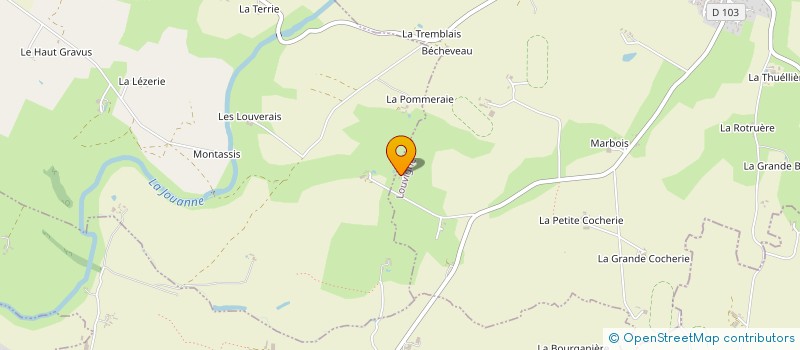 localisation de l'entreprise MADAME SARA-LOU MARTIN  LOUVIGNE