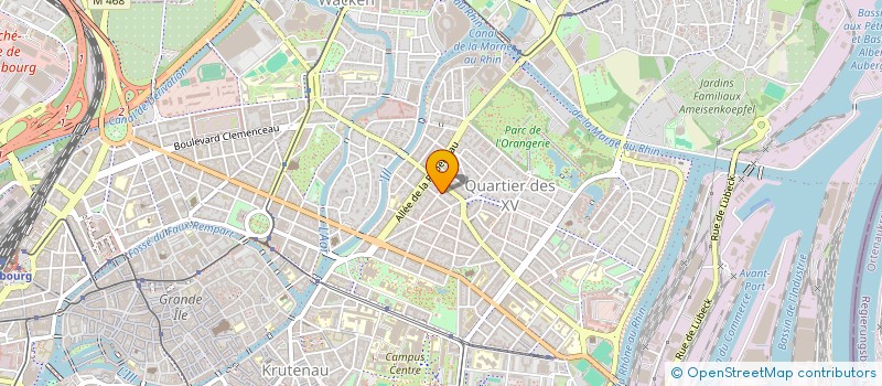 localisation de l'entreprise MADAME SARA LUCCARELLI à STRASBOURG