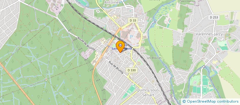 localisation de l'entreprise MADAME SARA MAATOUG  QUINCY-SOUS-SENART