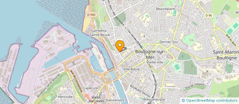 localisation de l'entreprise MADAME SARA MAGNIER à BOULOGNE-SUR-MER