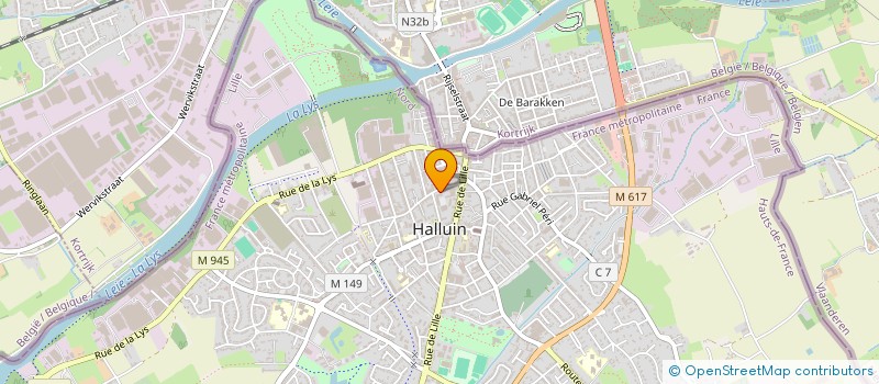 localisation de l'entreprise MADAME SARA MANNA à HALLUIN