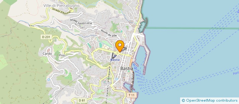localisation de l'entreprise MADAME SARA MARGAUX ANGELE LORRE à BASTIA