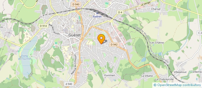 localisation de l'entreprise MADAME SARA MARTIN  GUERET