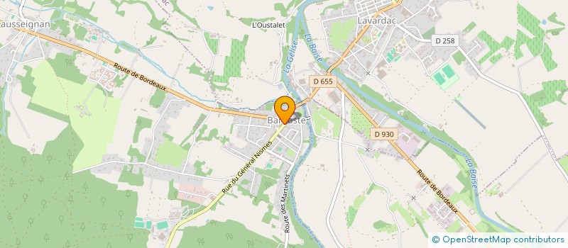 localisation de l'entreprise MADAME SARA MARTINS GONCALVES  BARBASTE