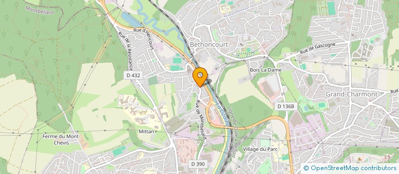 localisation de l'entreprise MADAME SARA MENDES  BETHONCOURT