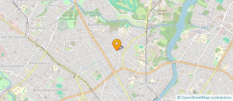 localisation de l'entreprise MADAME SARA MENETRIER à NANTES