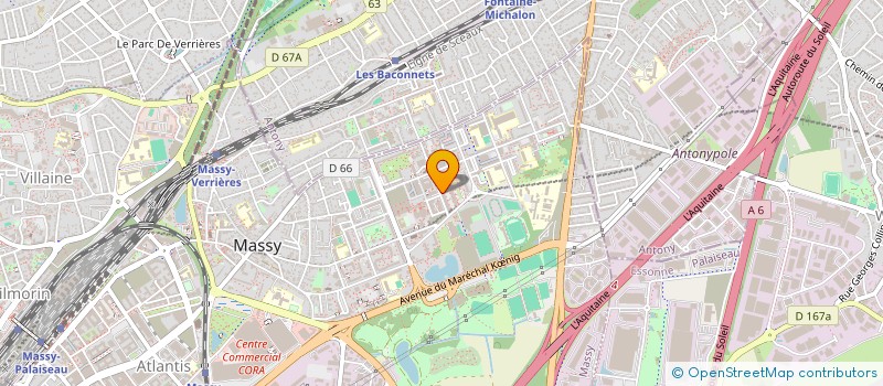 localisation de l'entreprise MADAME SARA MEYZINDI à ANTONY