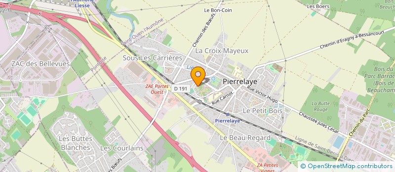 localisation de l'entreprise MADAME SARA NARDO  PIERRELAYE
