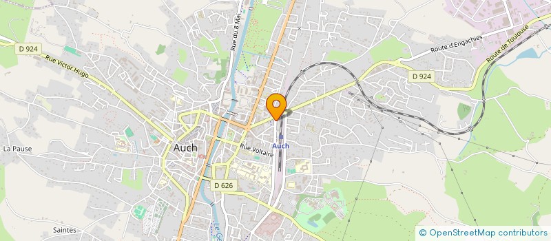 localisation de l'entreprise MADAME SARA NESTOR  AUCH