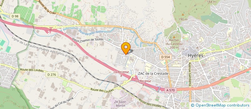 localisation de l'entreprise MADAME SARA NGO SACK à HYERES