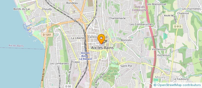 localisation de l'entreprise MADAME SARA NIEDBALSKI  AIX-LES-BAINS