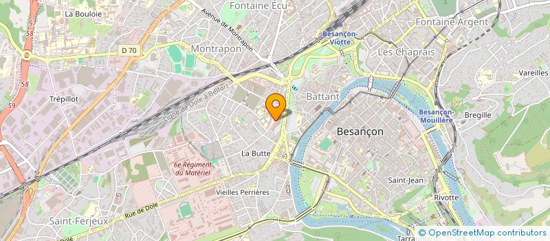 localisation de l'entreprise MADAME SARA NIKOCA  BESANCON