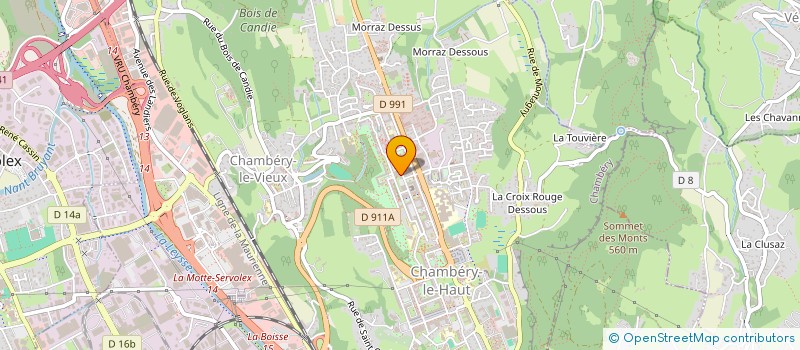 localisation de l'entreprise MADAME SARA ODETTE URSULET  CHAMBERY