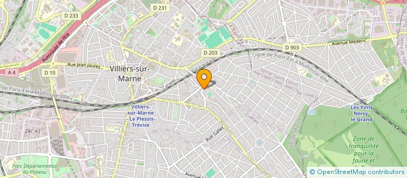 localisation de l'entreprise MADAME SARA ORANGER  VILLIERS-SUR-MARNE