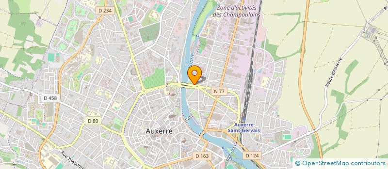 localisation de l'entreprise MADAME SARA OUDIN à AUXERRE
