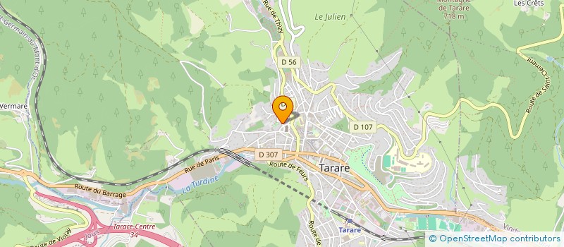 localisation de l'entreprise MADAME SARA OULD AMROUCHE SARA  TARARE