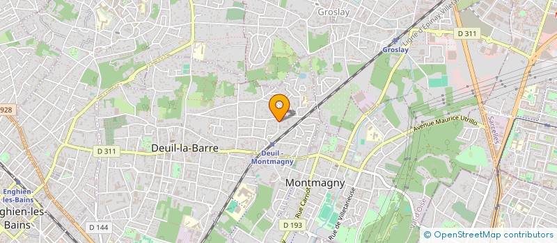 localisation de l'entreprise MADAME SARA OURLISSENE  DEUIL-LA-BARRE