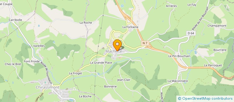 localisation de l'entreprise MADAME SARA OYONO MEYE  MACHEZAL