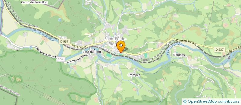 localisation de l'entreprise MADAME SARA PATRICIA ALMEIDA FONTES  SAINT-PE-DE-BIGORRE