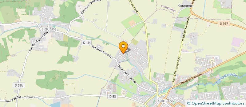 localisation de l'entreprise MADAME SARA PINHEIRO PRATA  SAIGUEDE