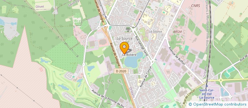 localisation de l'entreprise MADAME SARA POULLEAU à ORLEANS
