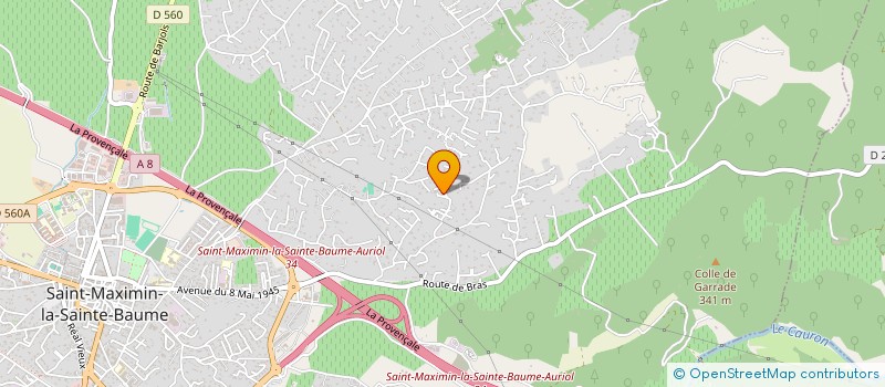 localisation de l'entreprise MADAME SARA PRISSET  SAINT-MAXIMIN-LA-SAINTE-BAUME