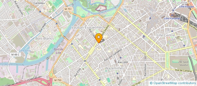 localisation de l'entreprise MADAME SARA PROFFIT à LILLE
