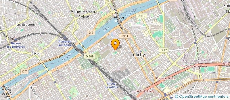 localisation de l'entreprise MADAME SARA QAZAMANI à CLICHY