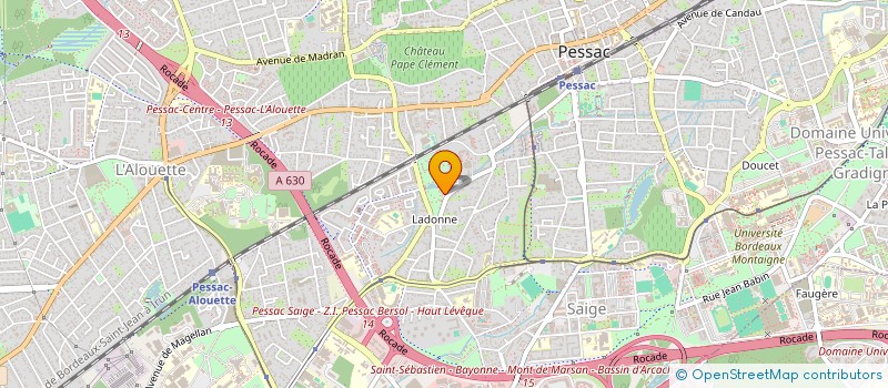 localisation de l'entreprise MADAME SARA-RACHEL HENRIQUES  SAINT-MEDARD-EN-JALLES