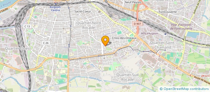 localisation de l'entreprise MADAME SARA RADOSAVLJEVIC  AVIGNON