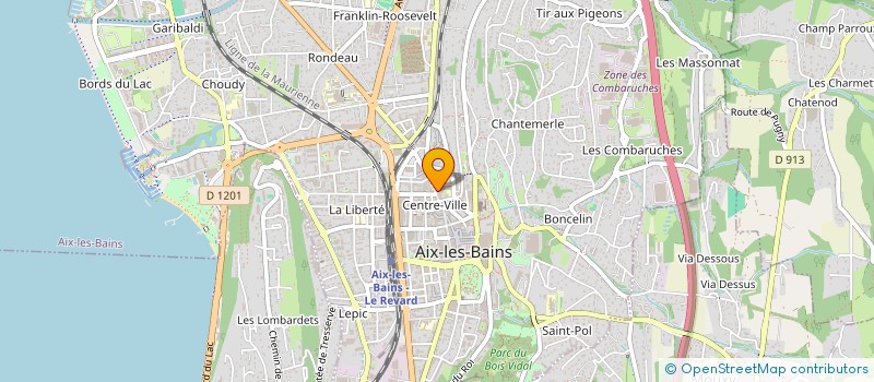 localisation de l'entreprise MADAME SARA RAHMOUN  AIX-LES-BAINS