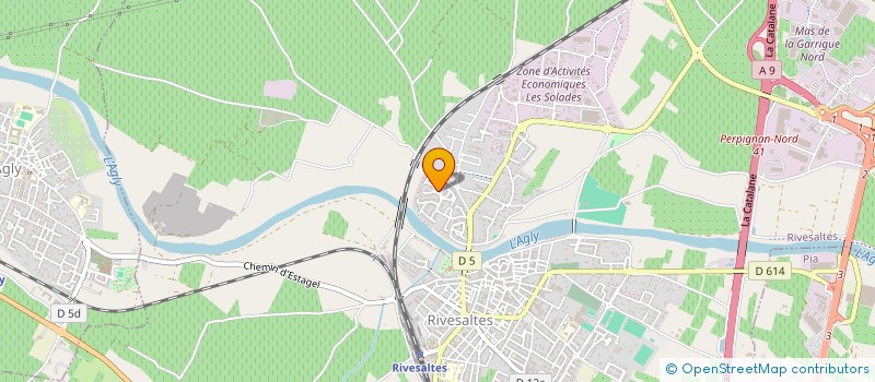 localisation de l'entreprise MADAME SARA RECIORODRIGUEZ  RIVESALTES