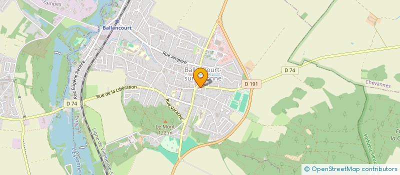 localisation de l'entreprise MADAME SARA RODRIGUEZ  BALLANCOURT-SUR-ESSONNE