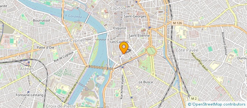 localisation de l'entreprise MADAME SARA RUEDA  TOULOUSE