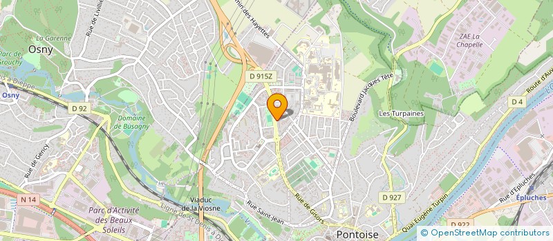 localisation de l'entreprise MADAME SARA SAIDJ  PONTOISE