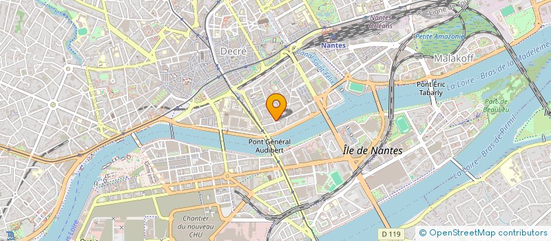 localisation de l'entreprise MADAME SARA SAINT-HILLIER  NANTES