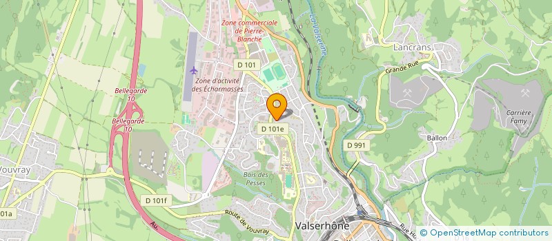 localisation de l'entreprise MADAME SARA SARAIVA FERREIRA  VALSERHONE