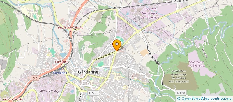 localisation de l'entreprise MADAME SARA SCARULLI à GARDANNE