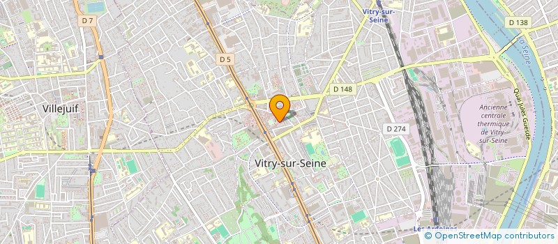 localisation de l'entreprise MADAME SARA SHAHRAZAD RAHMOUNE à VITRY-SUR-SEINE