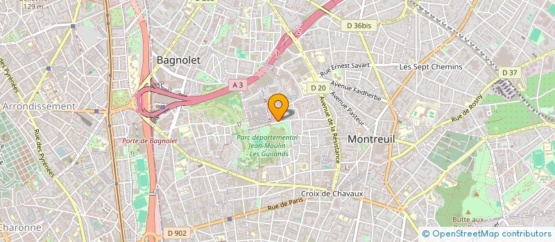 localisation de l'entreprise MADAME SARA SIVELLI à MONTREUIL