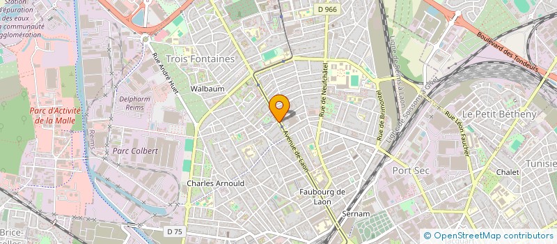 localisation de l'entreprise MADAME SARA SMITH à REIMS
